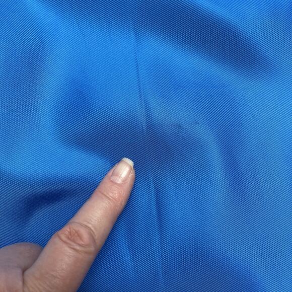 Vtg 50s Lorrie Deb San Francisco Dress Womens 5 Turquoise Cocktail Overskirt 60s - Picture 16 of 16